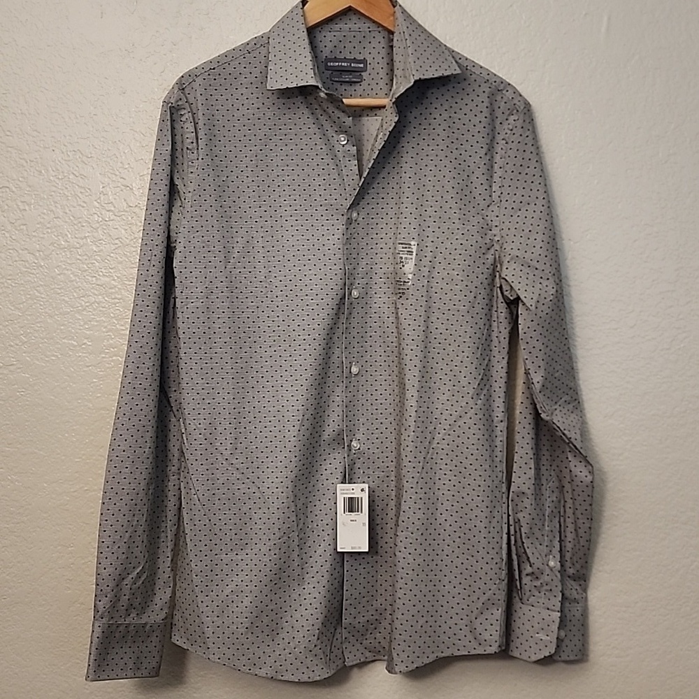 Geoffrey Beene Slim Fit Flex Collar - Stretch, Button Up Dress Shirt